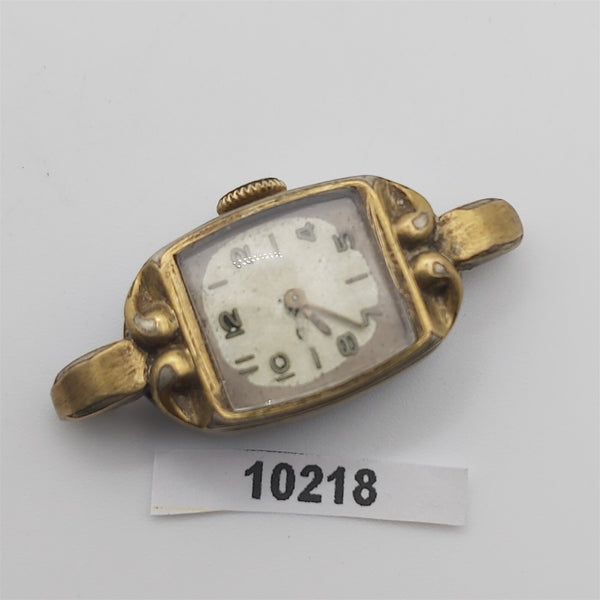 PROJECT TO FIX LORD ELGIN GOLD PLATE ARABIC LADIES MANUAL WIND WATCH 10218