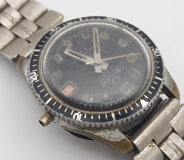 PROJECT TO FIX BULER CALENDAR ARABIC DIAL DATE BOY SIZE EU SHIP DIVER WATCH 1092