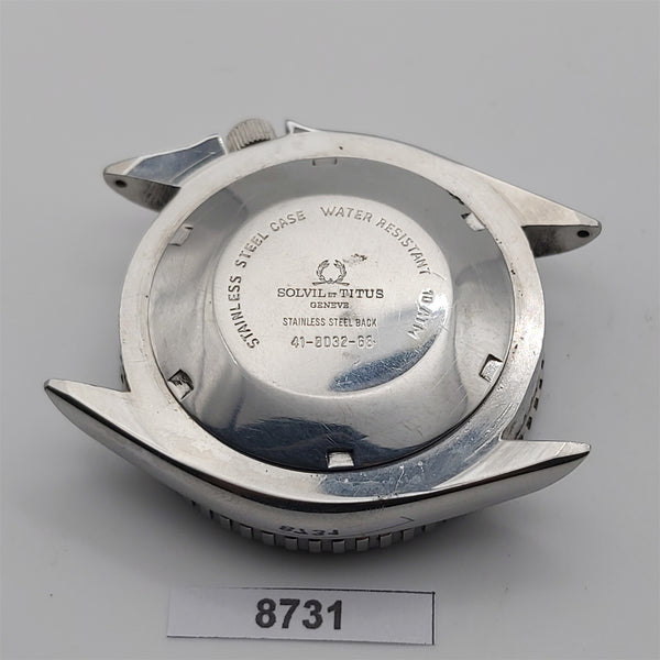 PROJECT TO FIX SOLVIL TITUS MENS AUTO DAY DATE DIVE WATCH POLISHED EU SHIP 8730