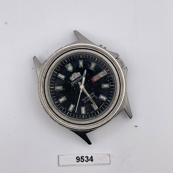 PROJECT TO FIX ORIENT DIVER DAY DATE AUTO MIDSIZE 469DB760 CA EU SHIP WATCH 9534