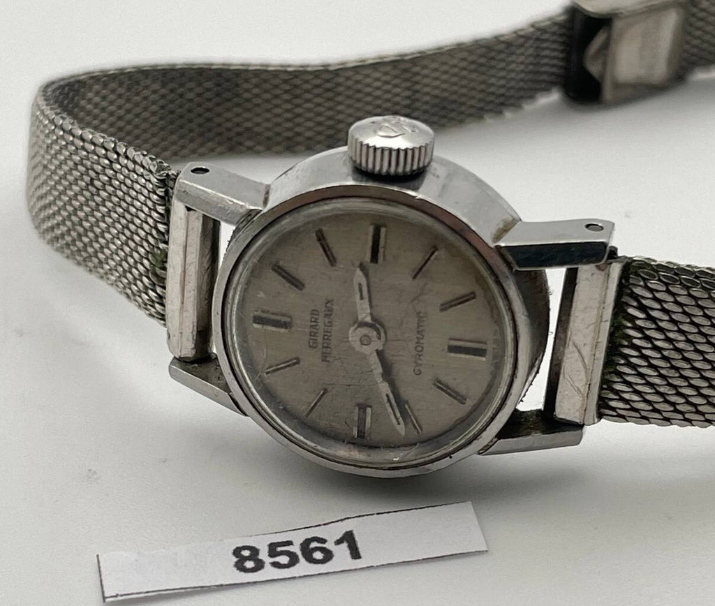PROJECT TO FIX GIRARD PERREGAUX HF AUTO GYROMATIC LADIES WATCH EU SHIP 8561
