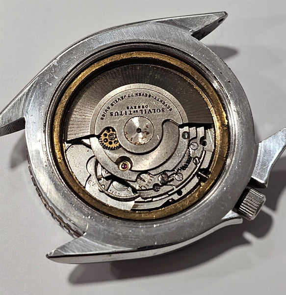 PROJECT TO FIX SOLVIL TITUS MENS AUTO DAY DATE DIVE WATCH POLISHED EU SHIP 8730