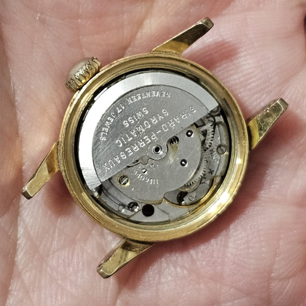 PROJECT TO FIX GIRARD PERREGAUX GOLD PLATE PETITE LADIES WATCH EUROPE SHIP 6632