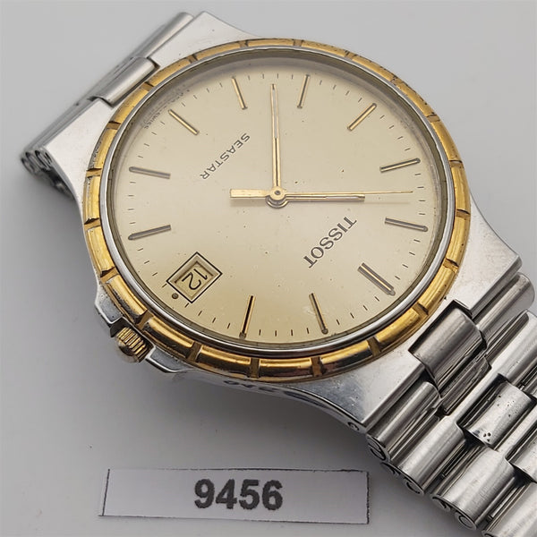 PROJECT TO FIX TISSOT PR 50 GOLD DIAL MENS QUARTZ WATCH EU SHIP 9456