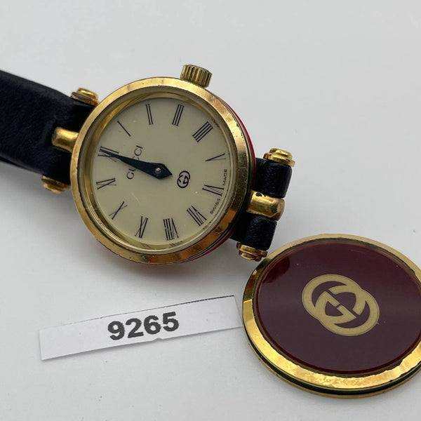 PROJECT TO FIX GUCCI LADIES ROMAN TRI COLOR GOLD PLATE WATCH EU SHIP WATCH 9265
