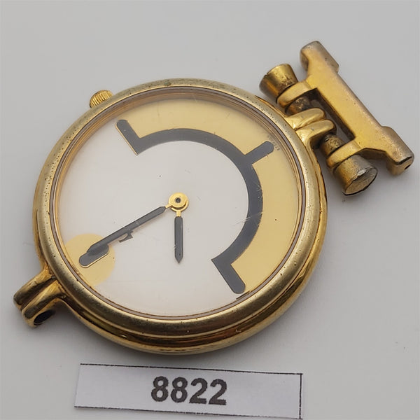 PROJECT TO FIX BULOVA GOLD PLATE QUARTZ MENS DRESS WATCH 8822