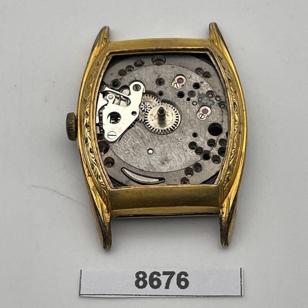 PROJECT TO FIX LORD ELGIN GOLD PLATE MIDSIZE MANUAL WIND 8676 WATCH