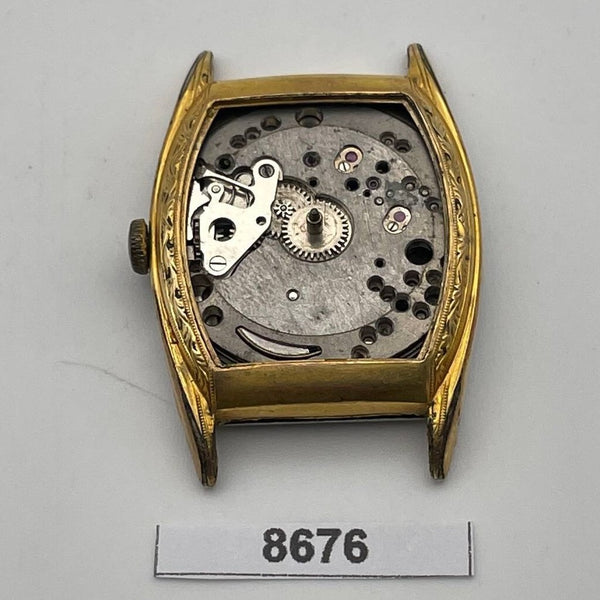 PROJECT TO FIX LORD ELGIN GOLD PLATE MIDSIZE MANUAL WIND 8676 WATCH
