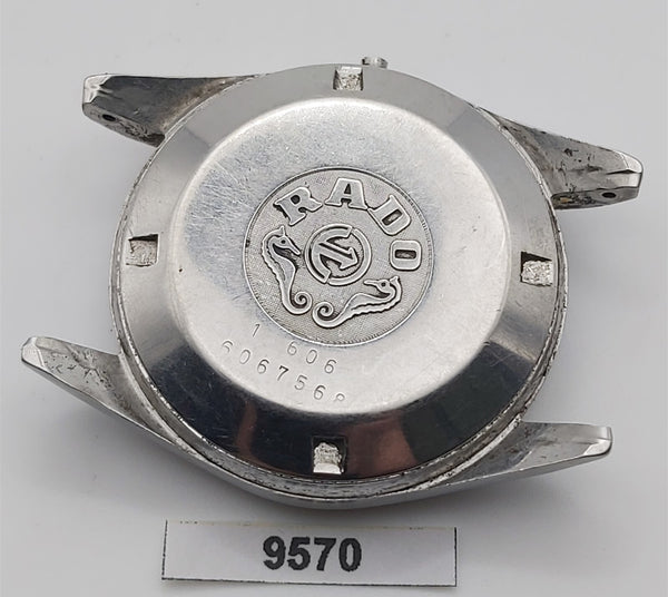 PROJECT TO FIX RADO ROUND AUTOMATIC DAY DATE THICK LUGS EU SHIP MENS WATCH 9570