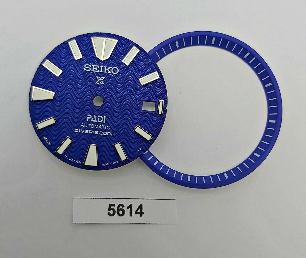 SEIKO BLUE PROSPEX SAMURAI PADI FOR 7002 7000 DIAL MINUTE TRACK WATCH BVT05614