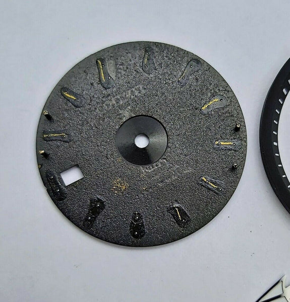 SEIKO BLACK PROSPEX SAMURAI PADI 7002 7000 DIAL MINUTE TRACK HAND SET WATCH 5771