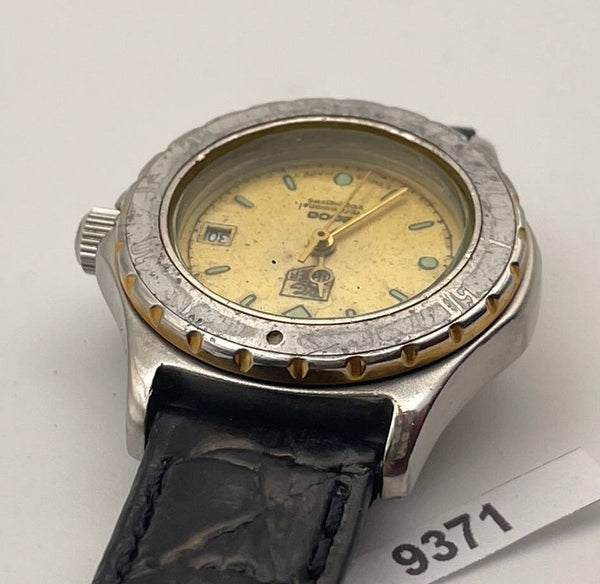 PROJECT TO FIX TAG HEUER 2000 SERIES GOLD SS LADIES QUARTZ DATE WATCH B9371