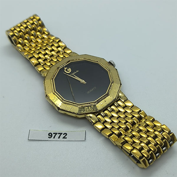 PROJECT TO FIX CYMA GOLD PLATE SLIM WATCH EU SHIP MENS WATCH 9772