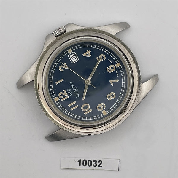 PROJECT TO FIX RICHELIEU MENS SS ROMAN DIAL DIVER DATE WATCH 10032