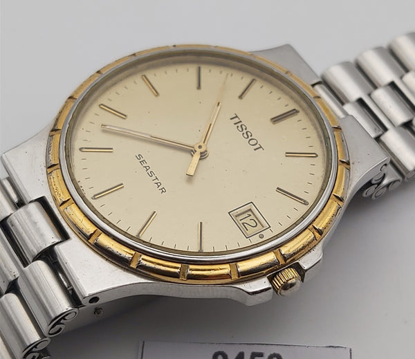 PROJECT TO FIX TISSOT PR 50 GOLD DIAL MENS QUARTZ WATCH EU SHIP 9456