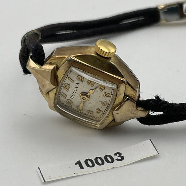 PROJECT TO FIX BULOVA LADIES ARABIC COCKTAIL PETITE MANUAL GF WATCH EU SHIP 1003
