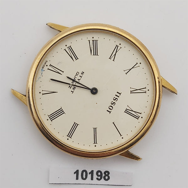 PROJECT TO FIX TISSOT STYLIST GOLD ROMAN DIAL MENS QUARTZ WATCH EU SHIP 10198