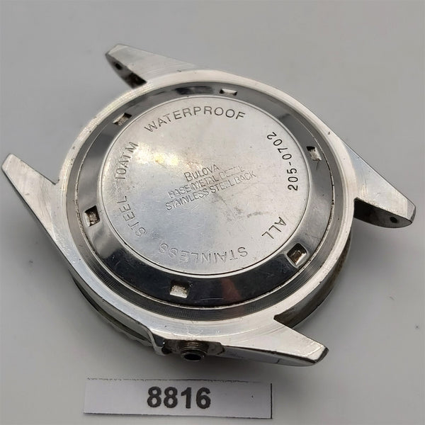 PROJECT TO FIX BULOVA DAY DATE SS MENS AUTO 205-0702 DIVE WATCH EUROPE SHIP