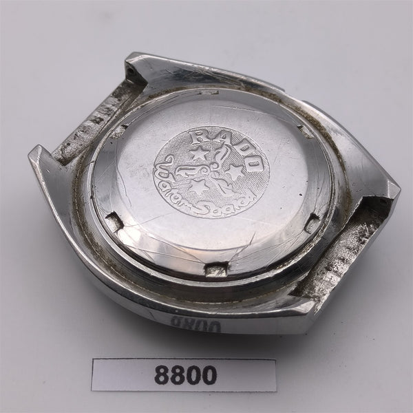 PROJECT TO FIX RADO NEW GOLDEN HORSE SS FACETED CASE DAY DATE MENS WATCH BVT8800