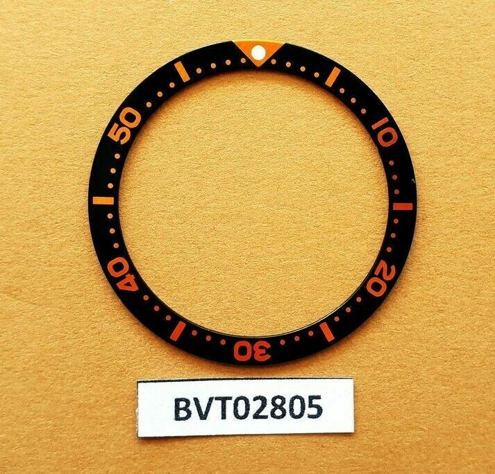 NEW SEIKO BLACK COPPER INSERT 6105, 6309, 7002, 7S26 0020 DIVE WATCH BVT02805