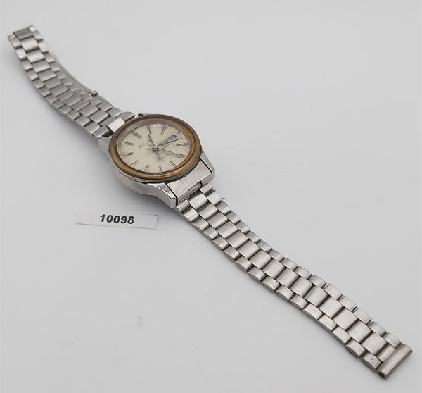PROJECT TO FIX BULOVA LADIES ROUND DAY DATE AUTOMATIC WATCH EU SHIP 10098