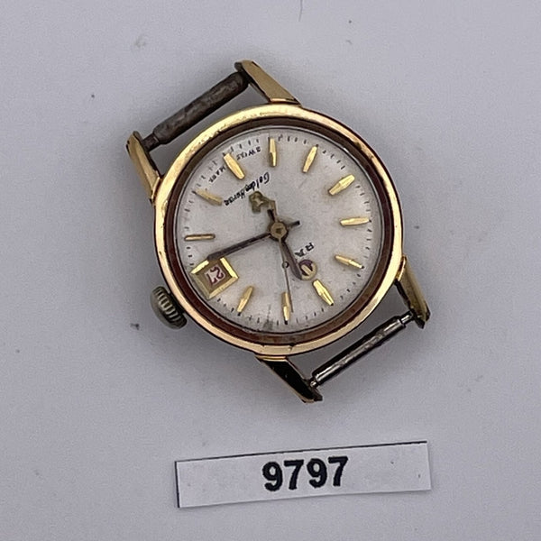 PROJECT TO FIX RADO LADIES GOLDEN HORSE AUTOMATIC GOLD PLATE WATCH EU SHIP 9797