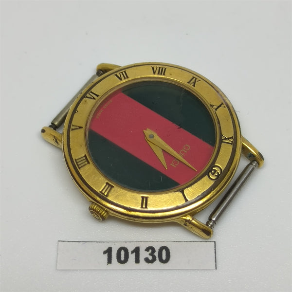 PROJECT TO FIX GUCCI LADIES GOLD ROMAN TRI COLOR GOLD WATCH EU SHIP WATCH 10130