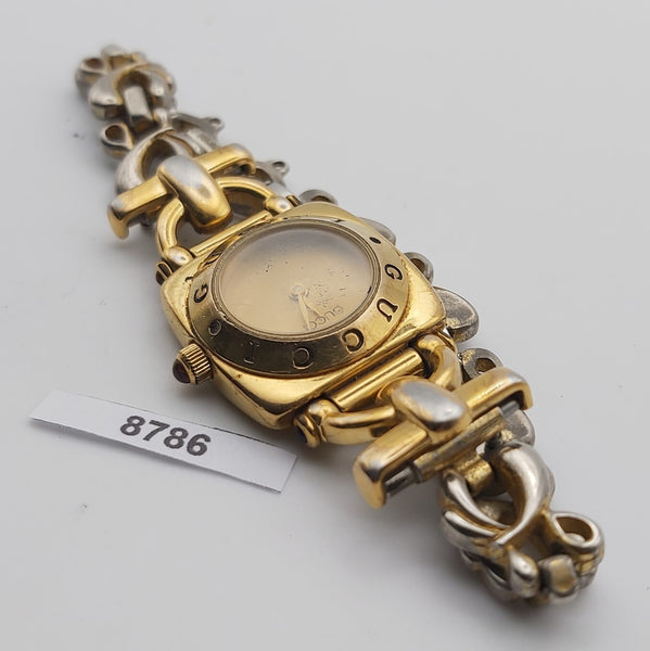 PROJECT TO FIX GUCCI LADIES BANGLE GOLD PLATE 6300 WATCH EU SHIP WATCH 8786