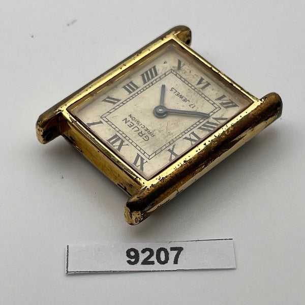 PROJECT TO FIX GRUEN ROMAN DIAL LADIES MANUAL WIND GOLD WATCH BVT09207