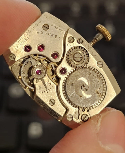 PROJECT TO FIX LORD ELGIN GOLD PLATE MIDSIZE MANUAL WIND WATCH 10179