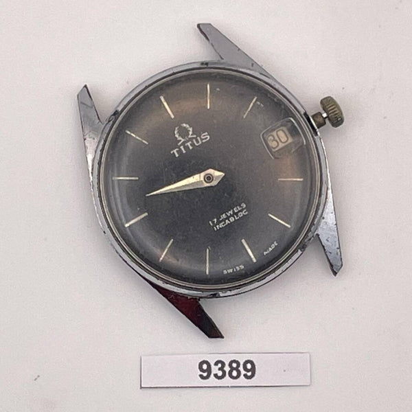 PROJECT TO FIX SOLVIL TITUS MENS SS ROUND MANUAL BOY SIZE WATCH EU SHIP BVT9389