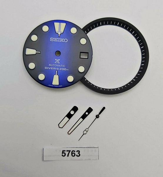 SEIKO BLUE BLACK PROSPEX 7S26 0020 DIAL MINUTE TRACK HANDS SET WATCH BVT5763