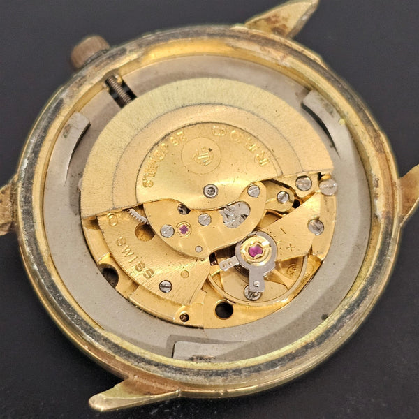 PROJECT TO FIX RADO STARLINER GOLD DAY DATE EU SHIP MENS WATCH 10197