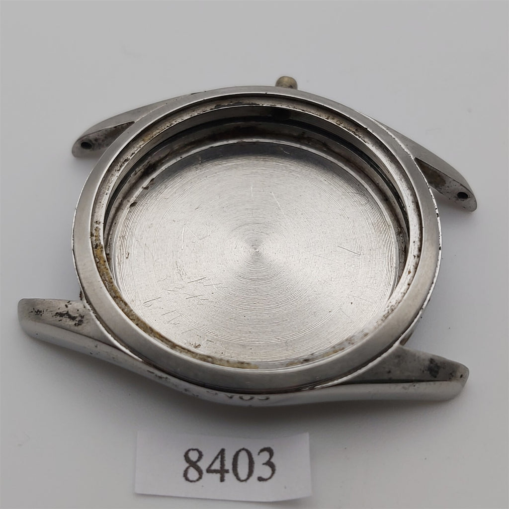 POLISHED VINTAGE SOLVIL TITUS SS MENS ROUND MANUAL WIND COVER CASE KIT BVT08403