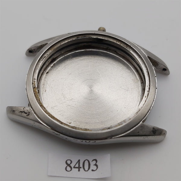 POLISHED VINTAGE SOLVIL TITUS SS MENS ROUND MANUAL WIND COVER CASE KIT BVT08403