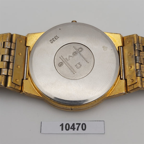 PROJECT TO FIX OMEGA DE VILLE GOLD MENS WATCH GLASS, CASE AND BAND KIT BVT10470