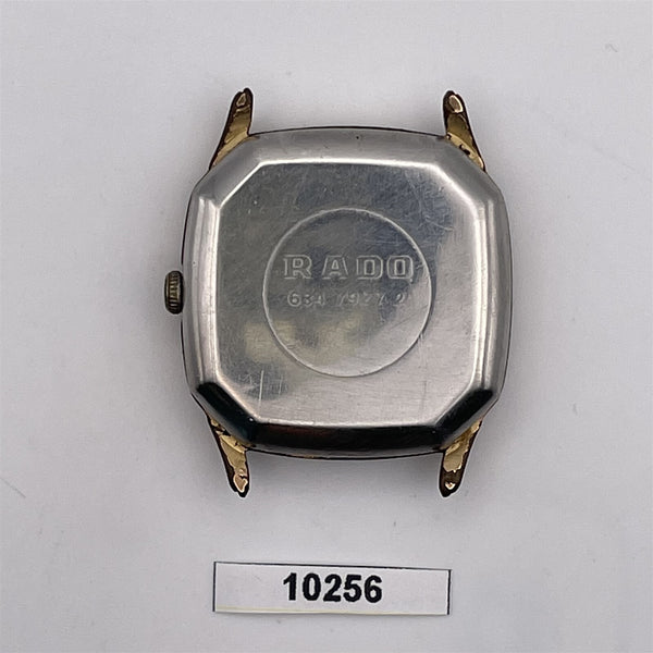 PROJECT FIX RADO CUSHION GOLD AUTO WIND 10256 EU SHIP MENS WATCH