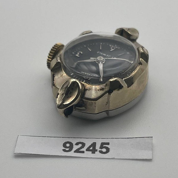 PROJECT FIX ART DECO WALTHAM LEAF LUGS MANUAL WIND COCKTAIL WATCH 9245