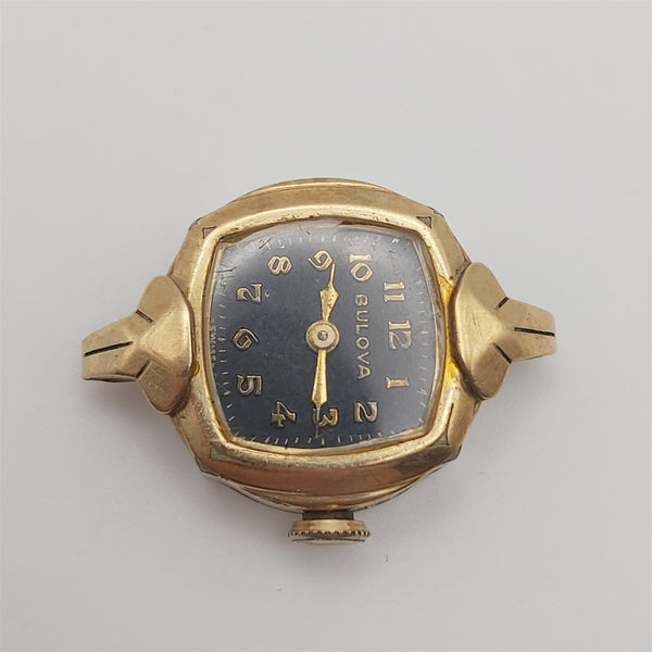PROJECT TO FIX ART DECO BULOVA GOLD FILLED ARABIC LADIES MANUAL WIND WATCH 9244
