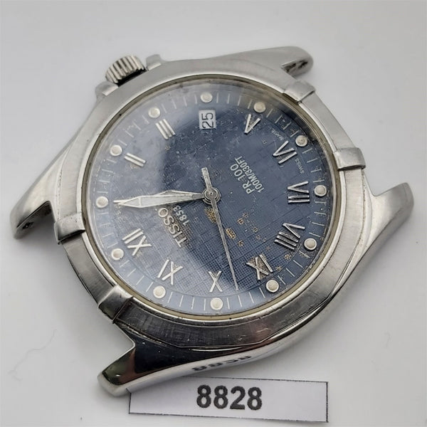 PROJECT TO FIX TISSOT ROMAN DIAL MENS QUARTS ROUND WATCH 8828 EU SHIP
