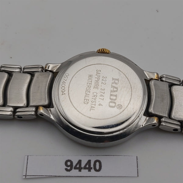PROJECT TO FIX RADO FLORENCE GOLD PLATE SS ROMAN DIAL EU SHIP LADIES WATCH 9440