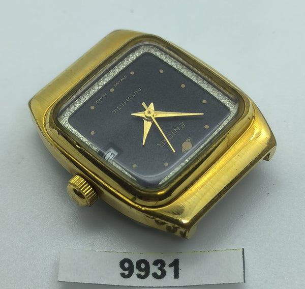 PROJECT TO FIX ENICAR CUSHION CASE AUTOMATIC WIND GOLD LADIES EU SHIP WATCH 9931