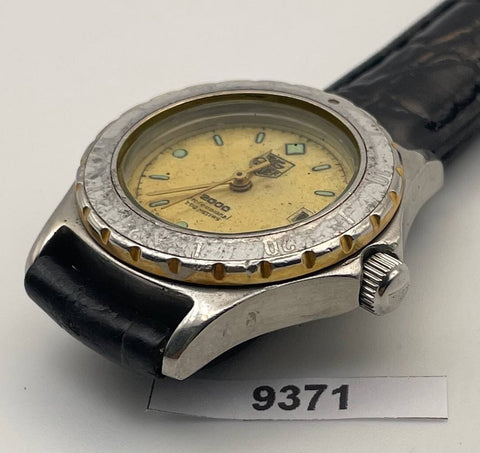 PROJECT TO FIX TAG HEUER 2000 SERIES GOLD SS LADIES QUARTZ DATE WATCH B9371
