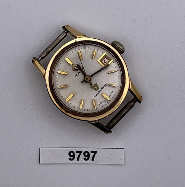PROJECT TO FIX RADO LADIES GOLDEN HORSE AUTOMATIC GOLD PLATE WATCH EU SHIP 9797