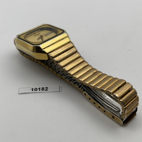 PROJECT TO FIX ORIS GOLD PLATE AUTOMATIC WIND LADIES DAY DATE WATCH BVT010182
