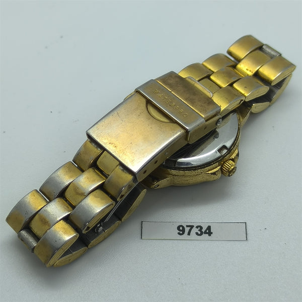 PROJECT TO FIX GUESS LADIES ARABIC DIAL GOLD PLATE WATCH EU SHIP WATCH 9734