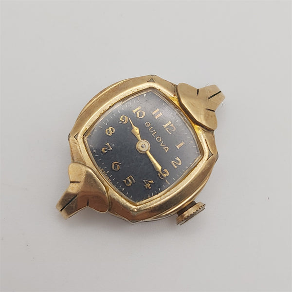 PROJECT TO FIX ART DECO BULOVA GOLD FILLED ARABIC LADIES MANUAL WIND WATCH 9244