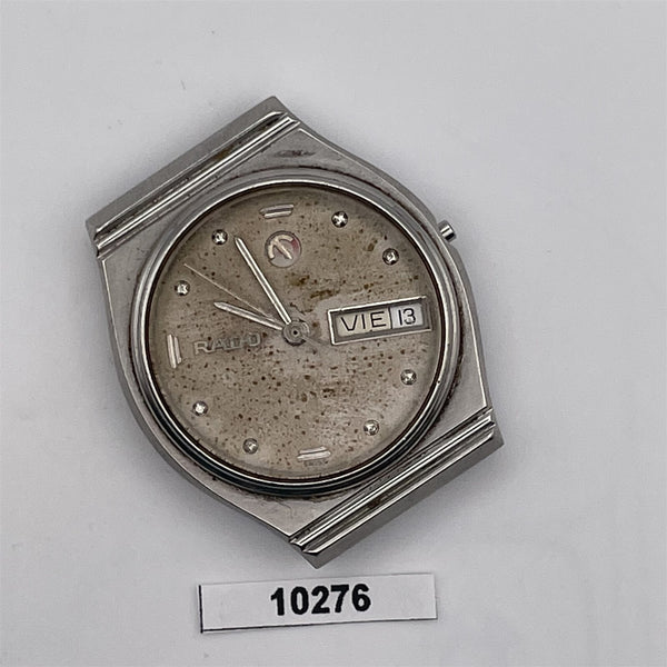 PROJECT TO FIX RADO VOYAGER STEEL HOODED LUGS DAY DATE UNISEX WATCH 10276