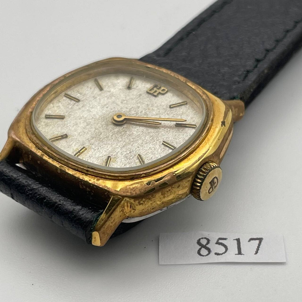 PROJECT TO FIX GIRARD PERREGAUX GOLD PLATE LADIES WATCH EUROPE SHIP 8517