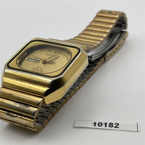 PROJECT TO FIX ORIS GOLD PLATE AUTOMATIC WIND LADIES DAY DATE WATCH BVT010182